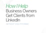 get you clients through permission based linkedin outreach